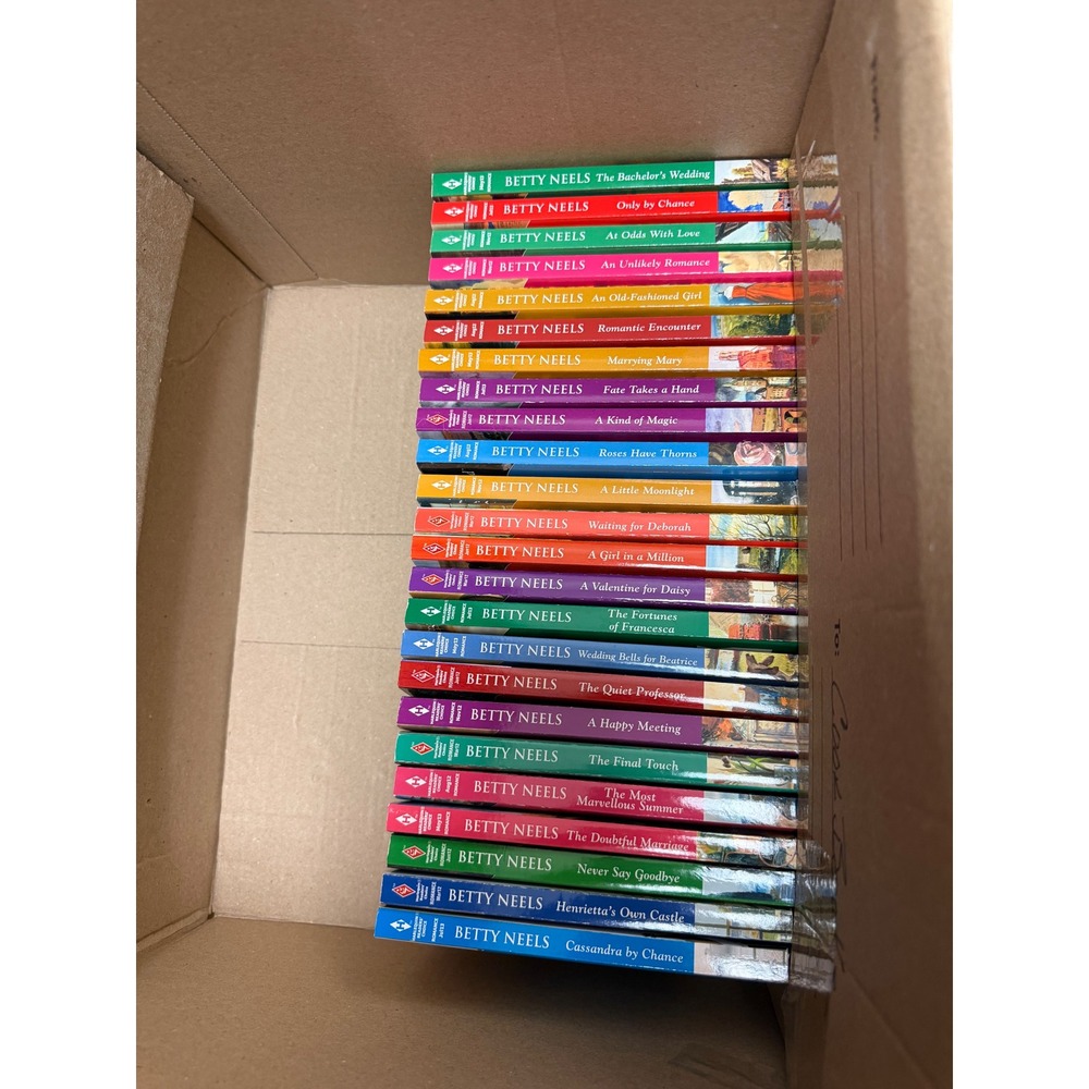 Betty Neels Harlequin Romance Book Lot 24 Vintage Paperback Novels Set